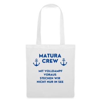 Matura Crew Volldampf - Stoffbeutel - Weiß - Vorne