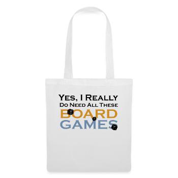 Boardgame Chess Backgammon Game Night - Tote Bag - white - Front