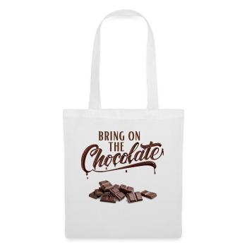 Apportez le chocolat - Schokoliebe - Sac en tissu - blanc - Devant