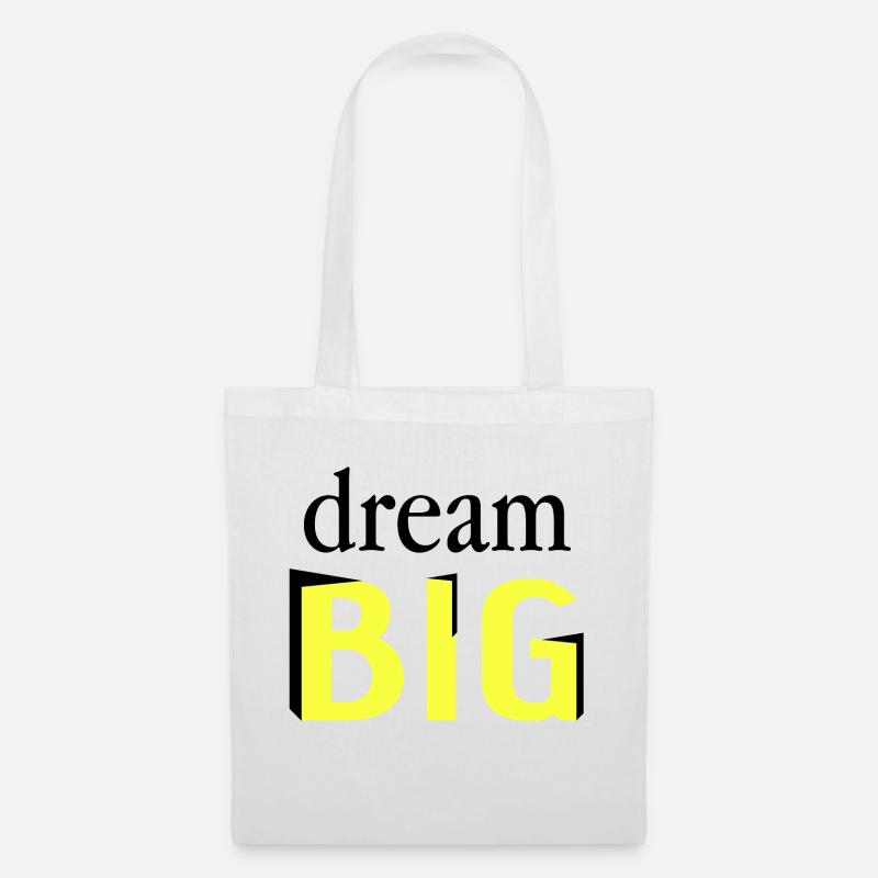 Dream big - Tote Bag - white