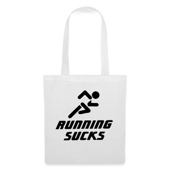 running sucks - Tote Bag - white - Front