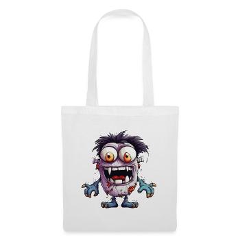 Halloween Monster Zombie Effrayant Costume d’horreur - Sac en tissu - blanc - Devant