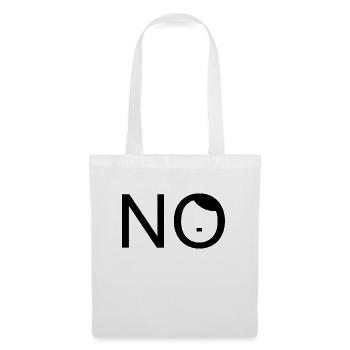 No - Nein zu Rassismus - Antifaschist - Stoffbeutel - Weiß - Vorne