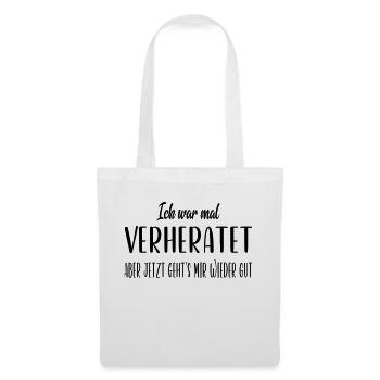 Ich war mal verheiratet - Stoffbeutel - Weiß - Vorne