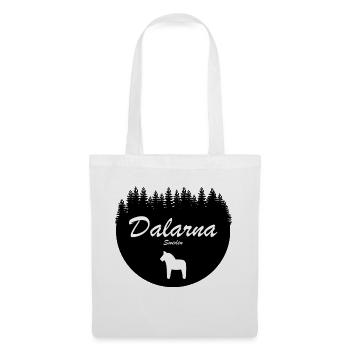 Dalécarlie Dala Cheval Suède Vacances Autocollant Nord - Sac en tissu - blanc - Devant