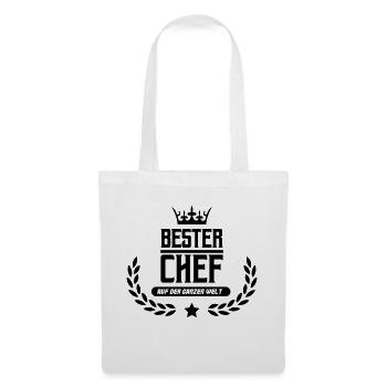 Meilleur chef du monde - Sac en tissu - blanc - Devant