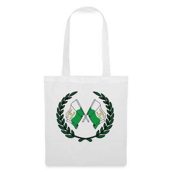 Flags province of Vaud Switzerland laurel wreath - Tote Bag - white - Front