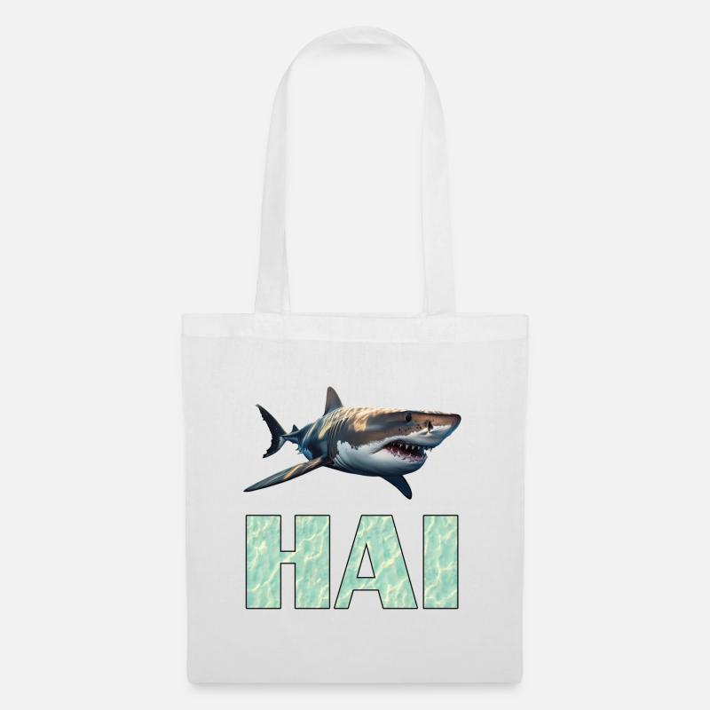 Great white shark - Tote Bag - white