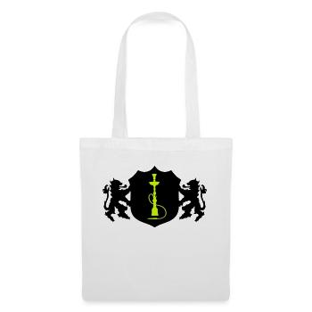 Armoiries symbole narguilé - Sac en tissu - blanc - Devant