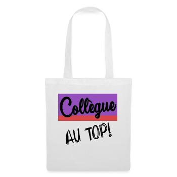 COLLEGUE. DEPART. EMPLOI. HUMOUR. MANAGER. CHEF - Sac en tissu - blanc - Devant