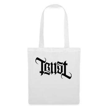 TRUST AMBIGRAM gothic - Stoffbeutel - Weiß - Vorne