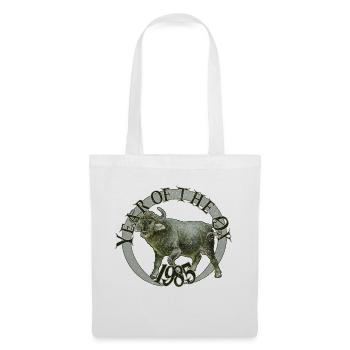 Année du Buffle – 1985 Force et endurance - Sac en tissu - blanc - Devant