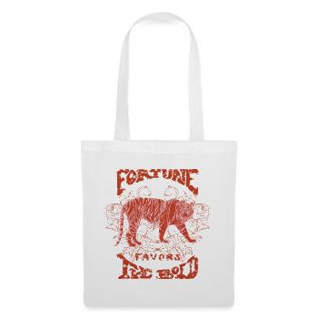 FORTUNE FAVORS THE BOLD - Tote Bag - white - Front