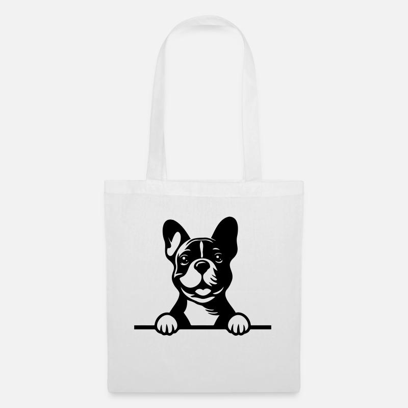 Frenchie - Stoffbeutel - Weiß