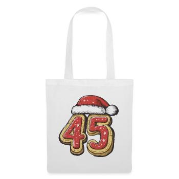 45 Number Cookie Christmas - Tote Bag - white - Front