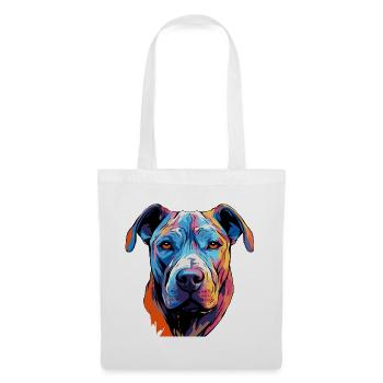 Pop Art de bandes dessinées pour chiens - Sac en tissu - blanc - Devant