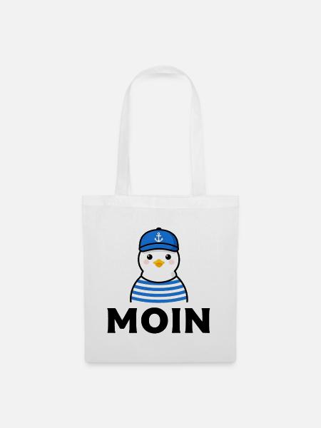 Möwe - Stoffbeutel - Weiß
