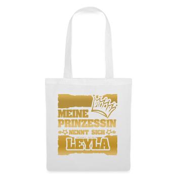 Spruch Leyla - Stoffbeutel - Weiß - Vorne