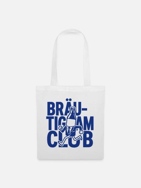 Bräutigam Club - Stoffbeutel - Weiß