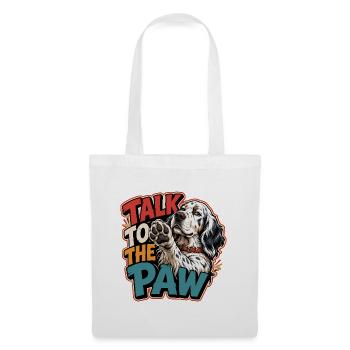 English Setter - Tote Bag - white - Front