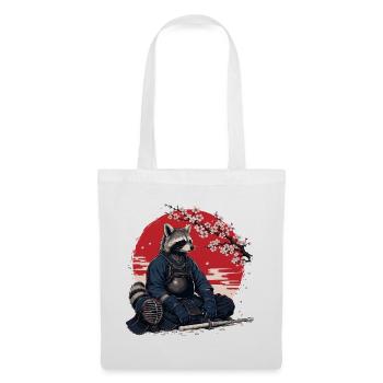 Raccoon Kendo Karate Judo Akido Martial Arts - Tote Bag - white - Front