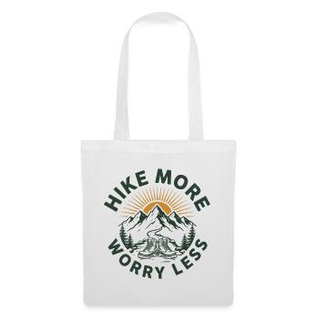 Hike More Worry Less Vintage - Tote Bag - white - Front
