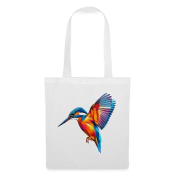 Majestätischer Eisvogel - Stoffbeutel - Weiß - Vorne