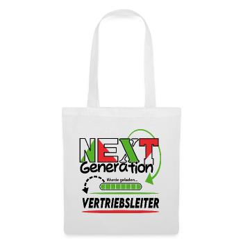 Vertriebsleiter Next Generation Beruf Arbeit Mann  - Stoffbeutel - Weiß - Vorne