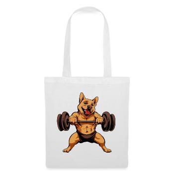 Trainer Hund - Stoffbeutel - Weiß - Vorne