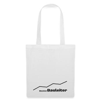 Bester Bauleiter - Stoffbeutel - Weiß - Vorne