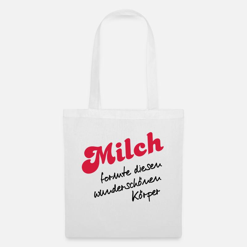 Milch - Stoffbeutel - Weiß
