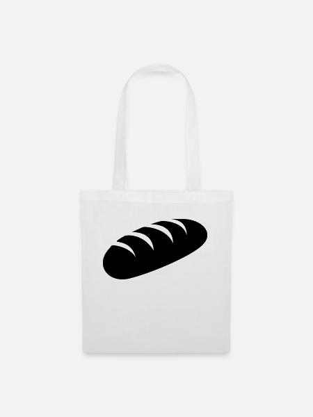 Brotlaib - Stoffbeutel - Weiß