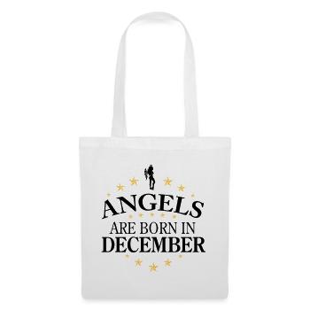 Vêtements de sport décembre anges - Sac en tissu - blanc - Devant