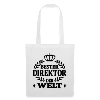 Bester direktor der welt - Stoffbeutel - Weiß - Vorne