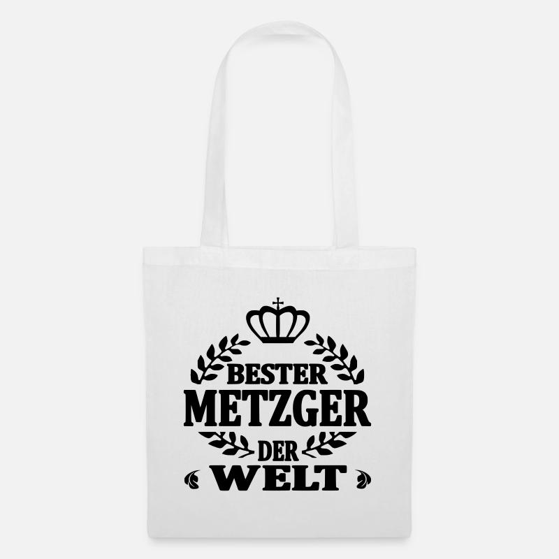 Bester metzger der welt - Stoffbeutel - Weiß