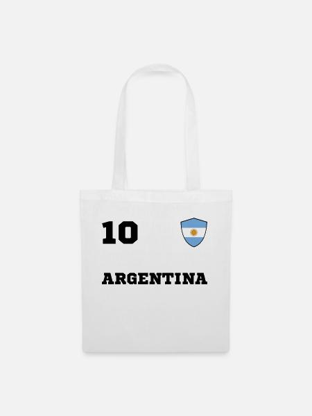 ARGENTINIEN Team Mannschaft - Stoffbeutel - Weiß