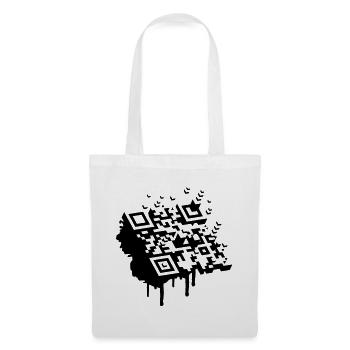 A 3D bar code as a graffiti - Tote Bag - white - Front