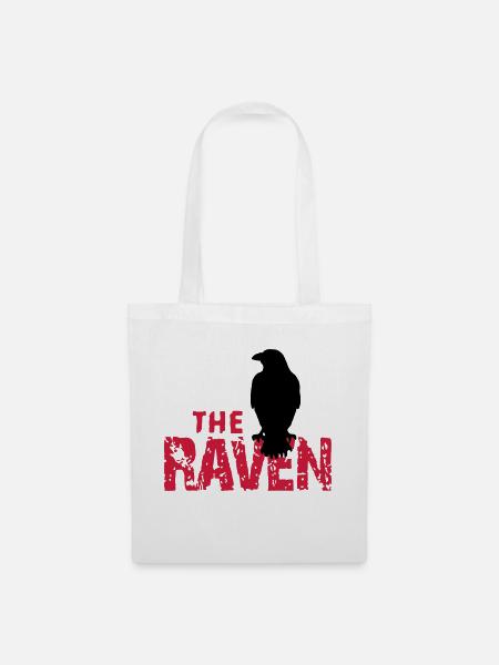 The Raven - Stoffbeutel - Weiß