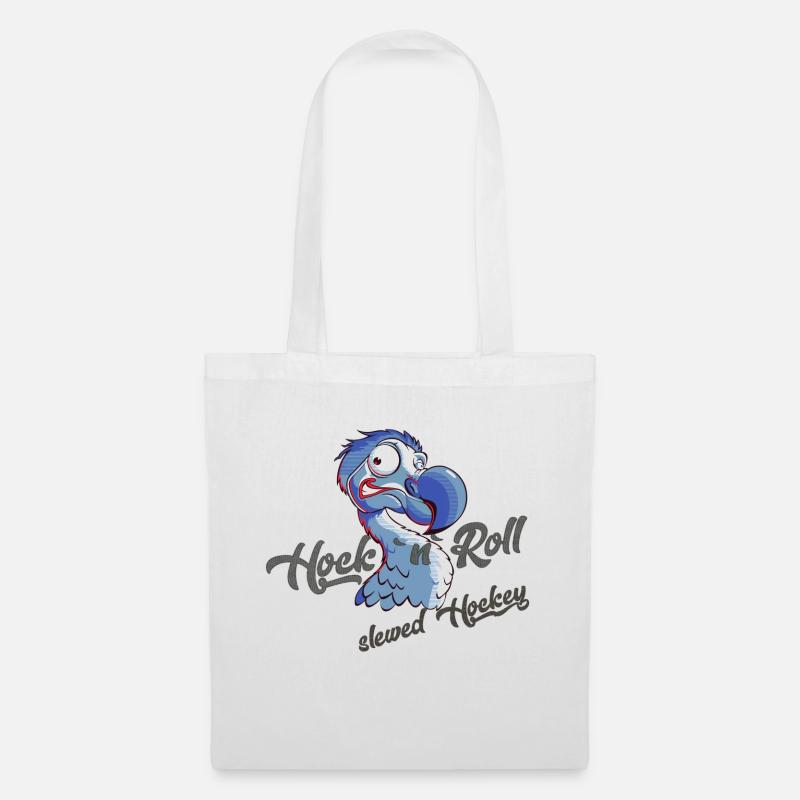 Hock 'n' Roll HOCKEY - Stoffbeutel - Weiß