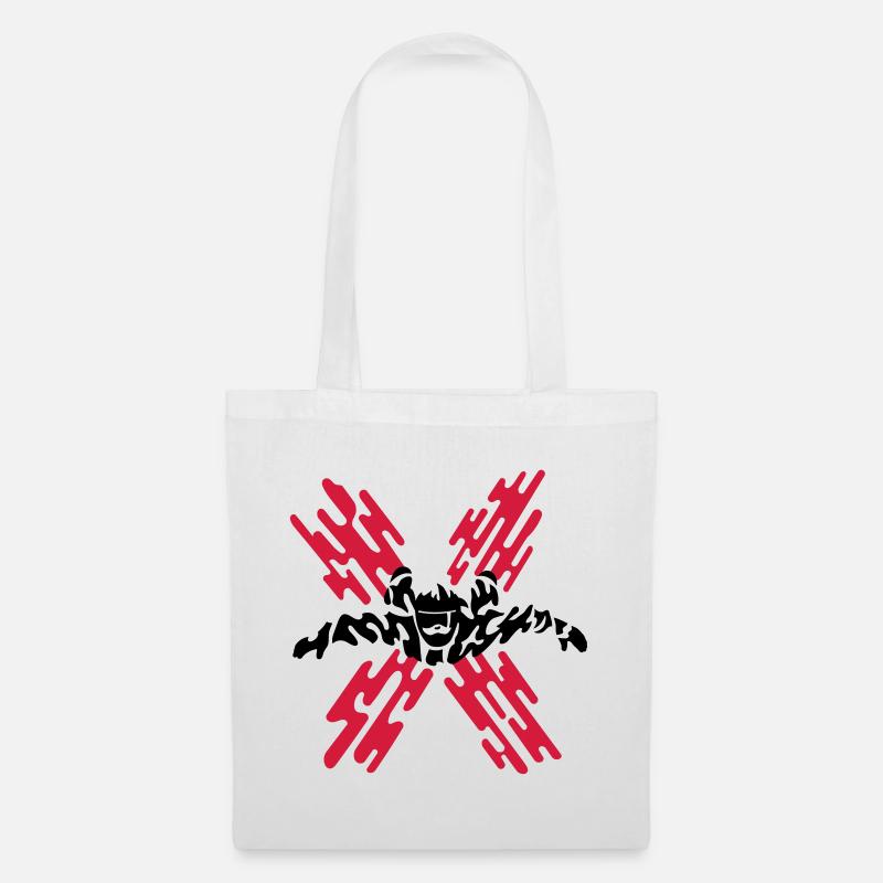 skydiver extreme - Sac en tissu - blanc