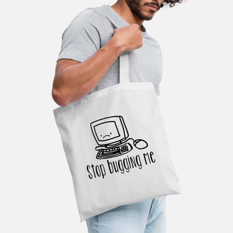 coder shirt stop bugging Tote Bag