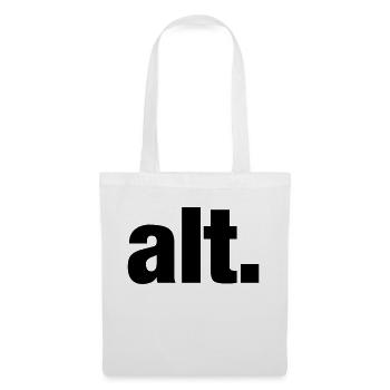 alt - geburtstag - Stoffbeutel - Weiß - Vorne