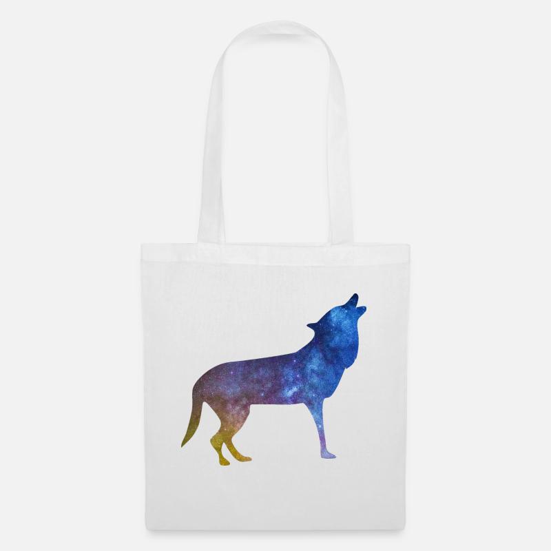 Wolf Starlight - Stoffbeutel - Weiß