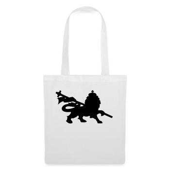 Löwe lion rasta dub music king fun symbol - Stoffbeutel - Weiß - Vorne