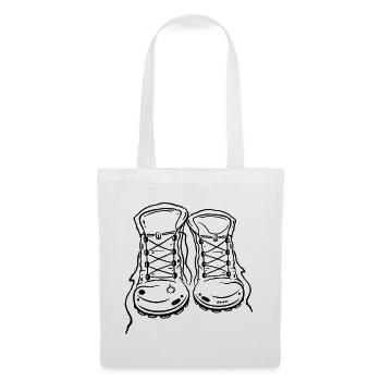 Bottes de randonnée - Sac en tissu - blanc - Devant