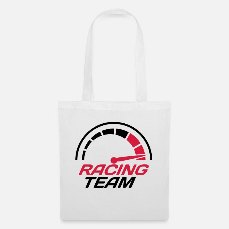 Pelouse rapide de compteur de vitesse équipe de co - Sac en tissu - blanc