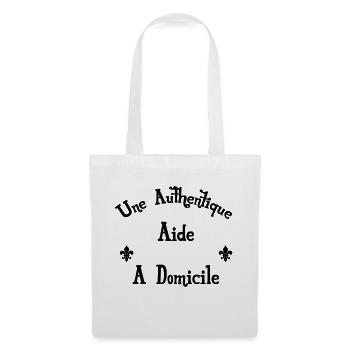 Aide A Domicile / Ménage / Auxiliaire de vie - Sac en tissu - blanc - Devant