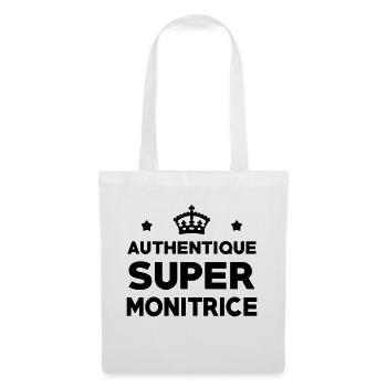 Moniteur / Monitrice / Mono / Formation / Ski - Sac en tissu - blanc - Devant