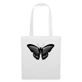 butterfly color ink style - Tote Bag - white - Front