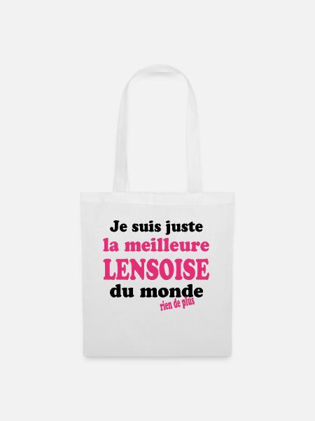 Je suis juste la meilleure lensoise du monde - Sac en tissu - blanc